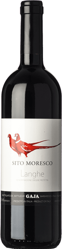 58,95 € | Red wine Gaja Sito Moresco D.O.C. Langhe Piemonte Italy Merlot, Nebbiolo, Barbera Bottle 75 cl