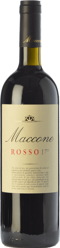 Kostenloser Versand | Rotwein Angiuli Maccone 17º I.G.T. Puglia Apulien Italien Primitivo 75 cl
