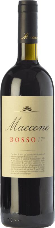 21,95 € Spedizione Gratuita | Vino rosso Angiuli Maccone Rosso 17º I.G.T. Puglia