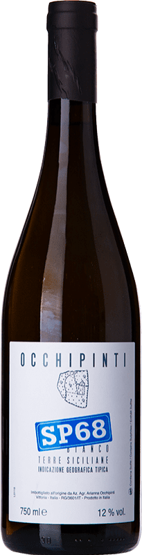 19,95 € Free Shipping | White wine Arianna Occhipinti SP68 Bianco I.G.T. Terre Siciliane Sicily Italy Muscat of Alexandria, Albanello Bottle 75 cl