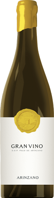 99,95 € | Vino blanco Arínzano Gran Vino Crianza D.O.P. Vino de Pago de Arínzano Navarra España Chardonnay 75 cl