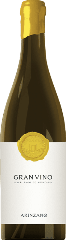 99,95 € | Vino blanco Arínzano Gran Vino Crianza D.O.P. Vino de Pago Señorío de Arínzano Navarra España Chardonnay 75 cl