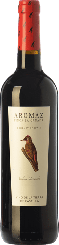 Бесплатная доставка | Красное вино Aromaz молодое I.G.P. Vino de la Tierra de Castilla Кастилья-Ла-Манча Испания Tempranillo — Темпранильо 75 cl