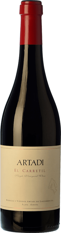 186,95 € Free Shipping | Red wine Artadi El Carretil Crianza Spain Tempranillo Bottle 75 cl