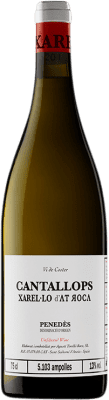Бесплатная доставка | Белое вино AT Roca Cantallops старения D.O. Penedès Каталония Испания Xarel·lo 75 cl
