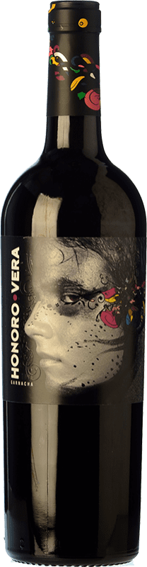 6,95 € Free Shipping | Red wine Ateca Honoro Vera Joven D.O. Calatayud Aragon Spain Grenache Bottle 75 cl