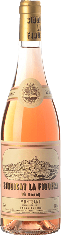 7,95 € 免费送货 | 玫瑰酒 Aubacs i Solans Sindicat la Figuera Rosat 年轻的 D.O. Montsant