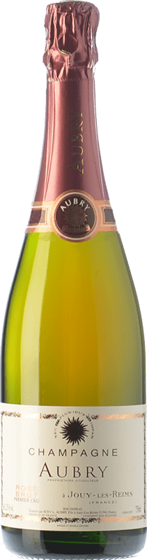 Envoi gratuit | Vin Mousseux Rosé Aubry Brut Classique, Rosé Réserve A.O.C. Champagne Champagne France Pinot Noir, Chardonnay, Pinot Meunier 75 cl