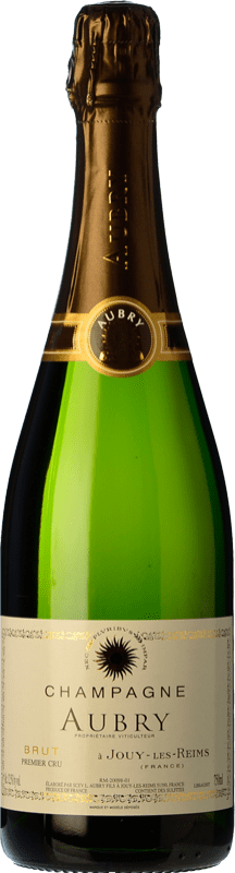 Envoi gratuit | Blanc mousseux Aubry Premier Cru Brut Réserve A.O.C. Champagne Champagne France Pinot Noir, Chardonnay, Pinot Meunier 75 cl