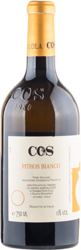 23,95 € Free Shipping | White wine Cos Pithos Bianco I.G.T. Terre Siciliane Sicily Italy Grecanico Dorato Bottle 75 cl
