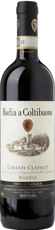 34,95 € Spedizione Gratuita | Vino rosso Badia a Coltibuono Riserva D.O.C.G. Chianti Classico