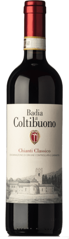 18,95 € | Red wine Badia a Coltibuono D.O.C.G. Chianti Classico Tuscany Italy Sangiovese, Colorino, Canaiolo, Ciliegiolo 75 cl