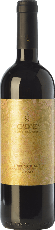 6,95 € | Red wine Cristo di Campobello C'D'C' Rosso I.G.T. Terre Siciliane Sicily Italy Merlot, Syrah, Cabernet Sauvignon, Nero d'Avola 75 cl