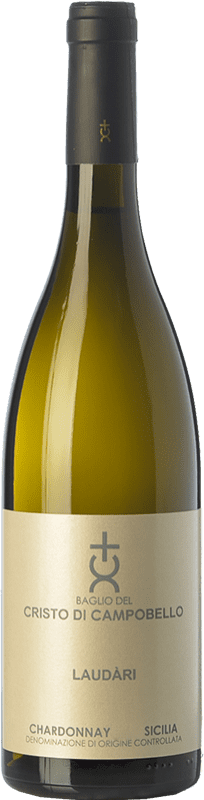 21,95 € | Белое вино Cristo di Campobello Laudàri I.G.T. Terre Siciliane Сицилия Италия Chardonnay 75 cl