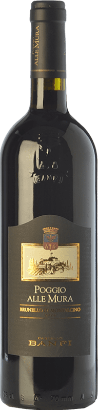 53,95 € Spedizione Gratuita | Vino rosso Castello Banfi Poggio alle Mura D.O.C.G. Brunello di Montalcino