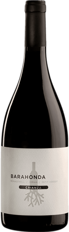 11,95 € Free Shipping | Red wine Barahonda Crianza D.O. Yecla Region of Murcia Spain Syrah, Monastrell, Petit Verdot Bottle 75 cl