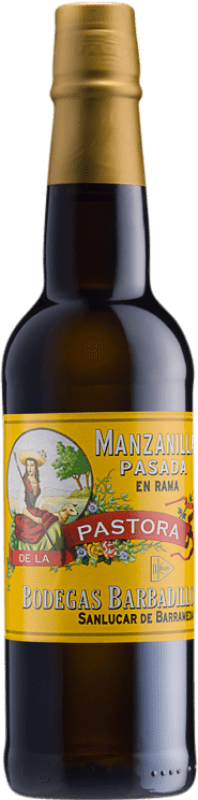 19,95 € Free Shipping | Fortified wine Barbadillo Pastora Manzanilla Pasada D.O. Manzanilla-Sanlúcar de Barrameda Half Bottle 37 cl