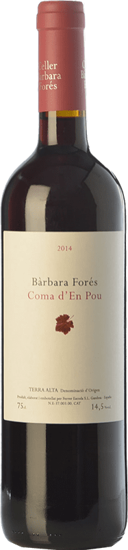 19,95 € Free Shipping | Red wine Bàrbara Forés Coma d'en Pou Crianza D.O. Terra Alta Catalonia Spain Syrah, Grenache, Carignan Bottle 75 cl