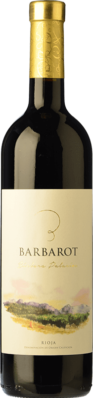 26,95 € | Red wine Montenegro Barbarot Aged D.O.Ca. Rioja The Rioja Spain Tempranillo, Merlot 75 cl