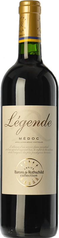 12,95 € | Red wine Barons de Rothschild Collection Légende Young A.O.C. Médoc Bordeaux France Merlot, Cabernet Sauvignon, Cabernet Franc 75 cl