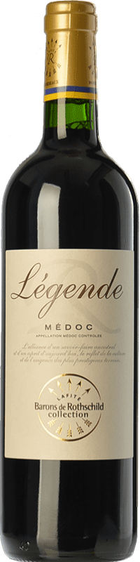 Spedizione Gratuita | Vino rosso Barons de Rothschild Collection Légende Giovane A.O.C. Médoc bordò Francia Merlot, Cabernet Sauvignon, Cabernet Franc 75 cl