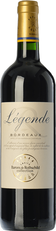 14,95 € | 红酒 Barons de Rothschild Collection Légende 年轻的 A.O.C. Bordeaux 波尔多 法国 Merlot, Cabernet Sauvignon, Cabernet Franc 75 cl