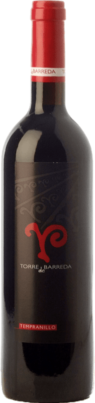 9,95 € Free Shipping | Red wine Barreda Torre de Barreda Joven I.G.P. Vino de la Tierra de Castilla Castilla la Mancha Spain Tempranillo Bottle 75 cl