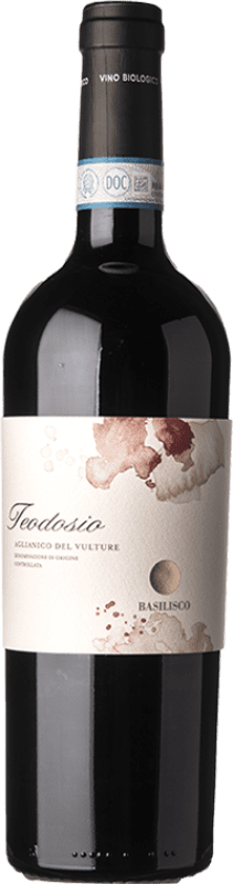 15,95 € Free Shipping | Red wine Basilisco Teodosio D.O.C. Aglianico del Vulture Basilicata Italy Aglianico Bottle 75 cl