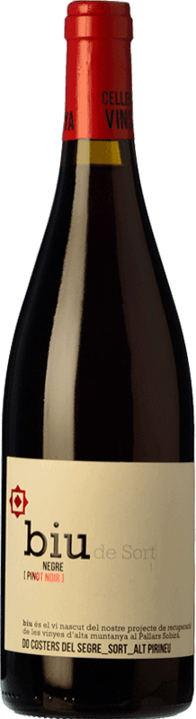 Бесплатная доставка | Красное вино Batlliu de Sort Biu молодое D.O. Costers del Segre Каталония Испания Pinot Noir — Пино Нуар 75 cl
