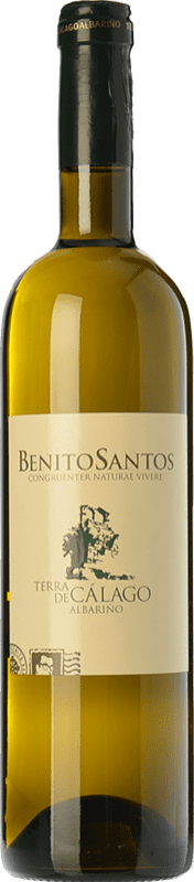10,95 € Free Shipping | White wine Benito Santos Terra de Cálago D.O. Rías Baixas Galicia Spain Albariño Bottle 75 cl
