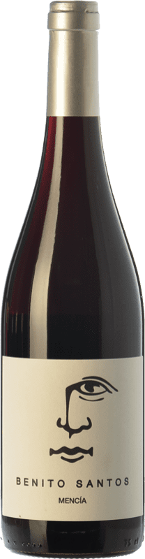 10,95 € Free Shipping | Red wine Benito Santos Joven D.O. Monterrei Galicia Spain Mencía Bottle 75 cl