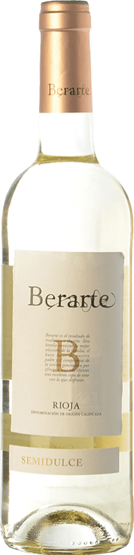 9,95 € Free Shipping | White wine Berarte Semi Dry D.O.Ca. Rioja The Rioja Spain Viura Bottle 75 cl