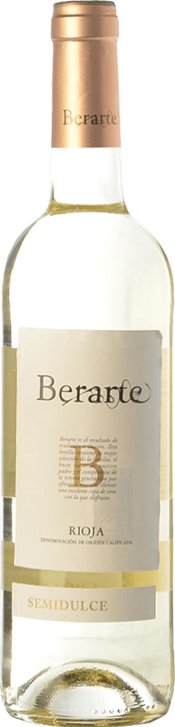 8,95 € Бесплатная доставка | Белое вино Berarte Полусухое Полусладкое D.O.Ca. Rioja