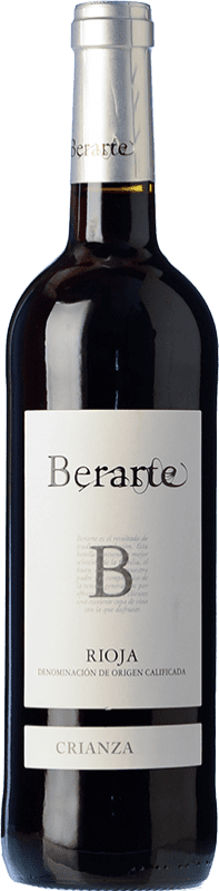 12,95 € | Red wine Berarte Crianza D.O.Ca. Rioja The Rioja Spain Tempranillo Bottle 75 cl