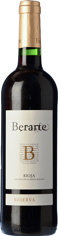 16,95 € | Красное вино Berarte Резерв D.O.Ca. Rioja Ла-Риоха Испания Tempranillo 75 cl