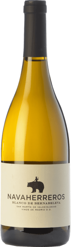 13,95 € Free Shipping | White wine Bernabeleva Navaherreros Crianza D.O. Vinos de Madrid Madrid's community Spain Albillo, Macabeo Bottle 75 cl