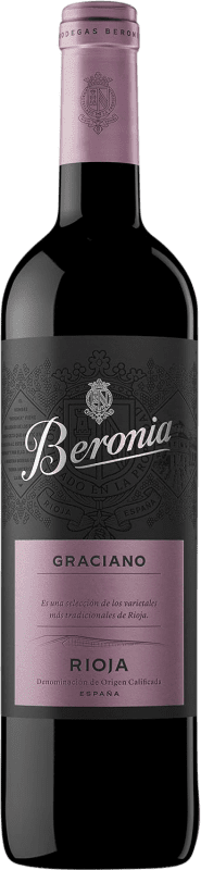 16,95 € Free Shipping | Red wine Beronia Joven D.O.Ca. Rioja The Rioja Spain Graciano Bottle 75 cl