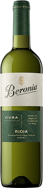8,95 € | 白酒 Beronia D.O.Ca. Rioja 拉里奥哈 西班牙 Viura 75 cl