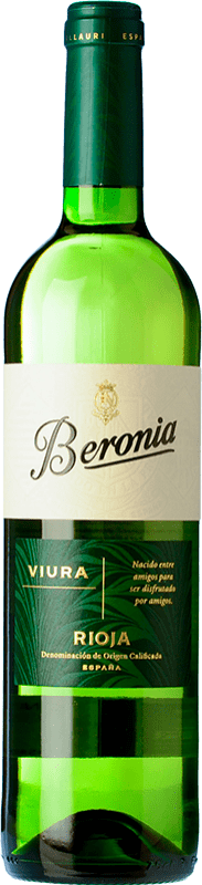 8,95 € | Vinho branco Beronia D.O.Ca. Rioja La Rioja Espanha Viura 75 cl