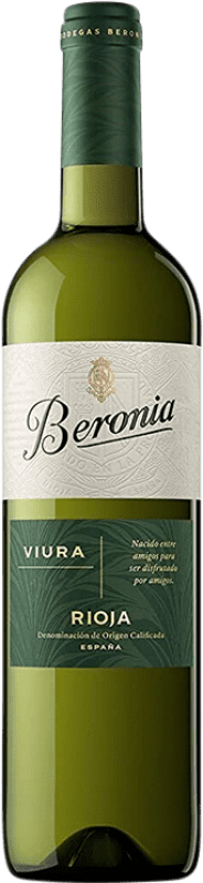 6,95 € | Белое вино Beronia D.O.Ca. Rioja Ла-Риоха Испания Viura — Виура 75 cl