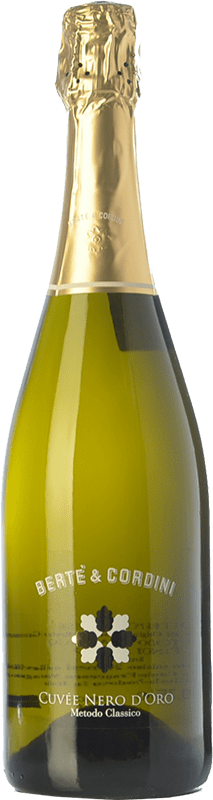 23,95 € Envío gratis | Espumoso blanco Bertè & Cordini Nero d'Oro D.O.C.G. Oltrepò Pavese Metodo Classico