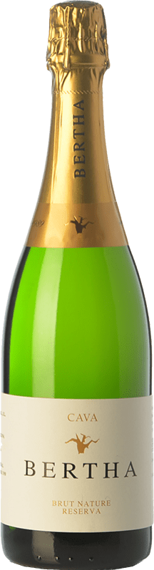 14,95 € | White Sparkling Wine Bertha Brut Nature Reserve D.O. Cava Catalonia Spain Macabeo, Xarel·lo, Parellada 75 cl