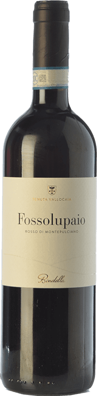 11,95 € Spedizione Gratuita | Vino rosso Bindella Fossolupaio D.O.C. Rosso di Montepulciano