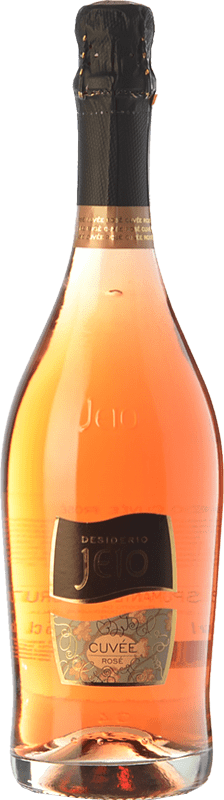 Spedizione Gratuita | Spumante rosato Bisol Jeio Cuvée Rosé I.G.T. Vino Spumante di Qualità Italia Merlot, Pinot Nero 75 cl