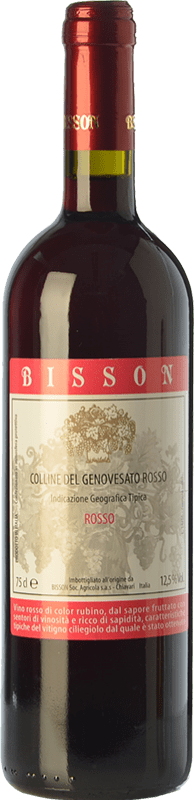 10,95 € 送料無料 | 赤ワイン Bisson Rubino I.G.T. Colline del Genovesato