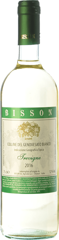 Бесплатная доставка | Белое вино Bisson Trevigne I.G.T. Colline del Genovesato Лигурия Италия Vermentino — Верментино, Pigato — Пигато, Bianchetta — Бьянкетта 75 cl