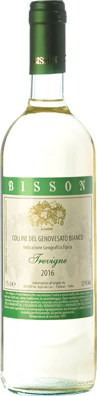 10,95 € | Vin blanc Bisson Trevigne I.G.T. Colline del Genovesato Ligurie Italie Vermentino, Pigato, Bianchetta 75 cl