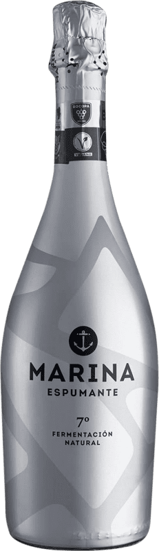 Free Shipping | White sparkling Bocopa Marina Espumante 7º D.O. Alicante Valencian Community Spain Muscat 75 cl