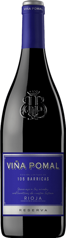 18,95 € | Red wine Bodegas Bilbaínas Viña Pomal 106 Barricas Reserve D.O.Ca. Rioja The Rioja Spain Tempranillo, Grenache, Graciano Bottle 75 cl