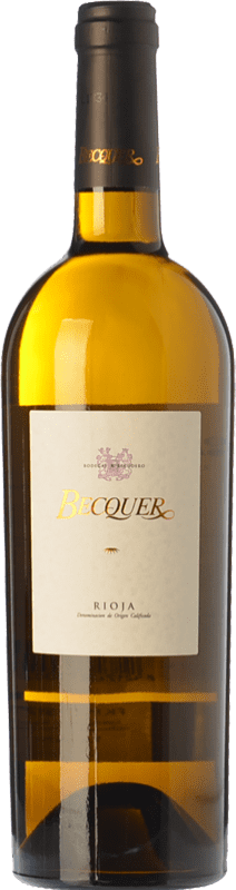 7,95 € Free Shipping | White wine Bodegas Escudero Becquer Aged D.O.Ca. Rioja
